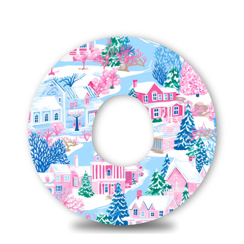 Christmas Village Dexcom G7 Tape - CGM Patch