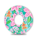 Preppy Gingerbread Man Dexcom G7 Tape - CGM Patch
