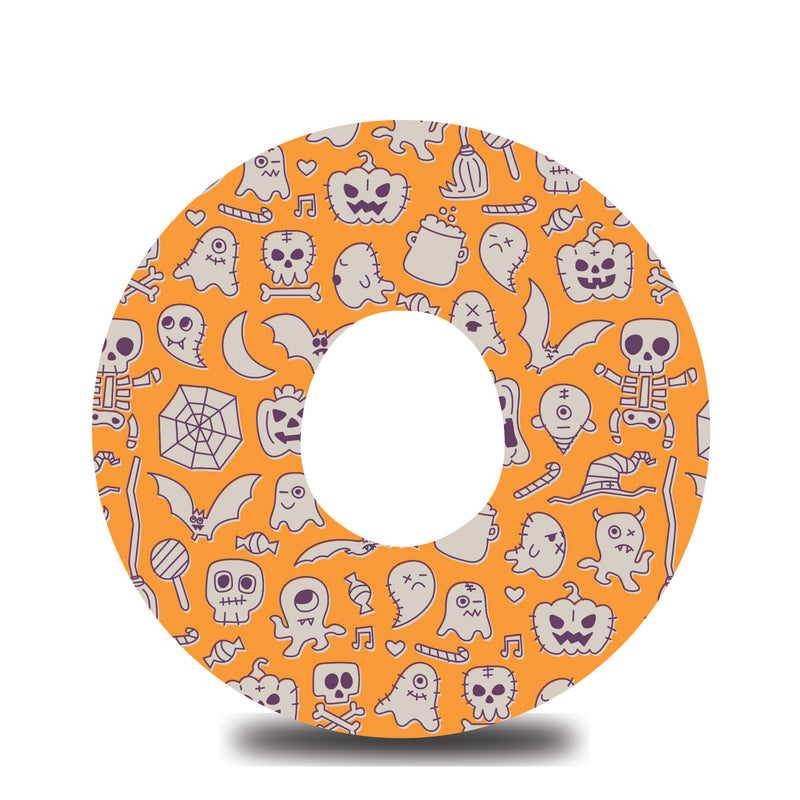 Orange You Glad It's Halloween Dexcom G7 Tape