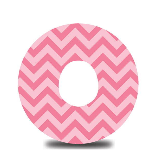 Pink Chevron Dexcom G7 Tape