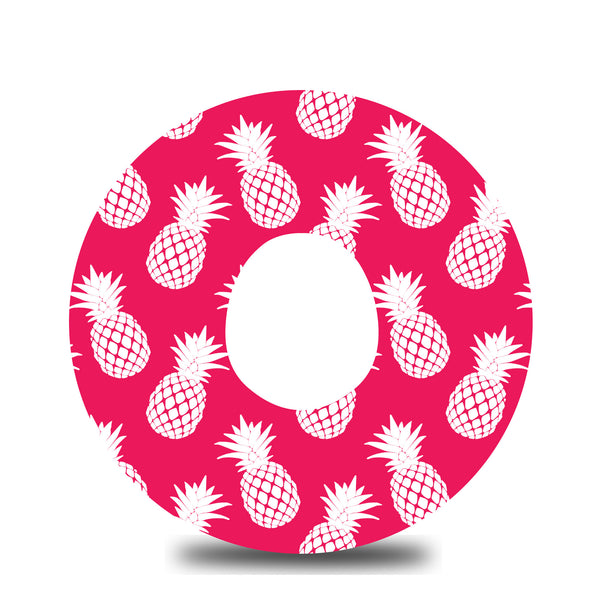 Pink Pineapples Dexcom G7 Tape