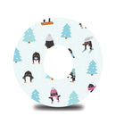Snowy Penguins Dexcom G7 Tape