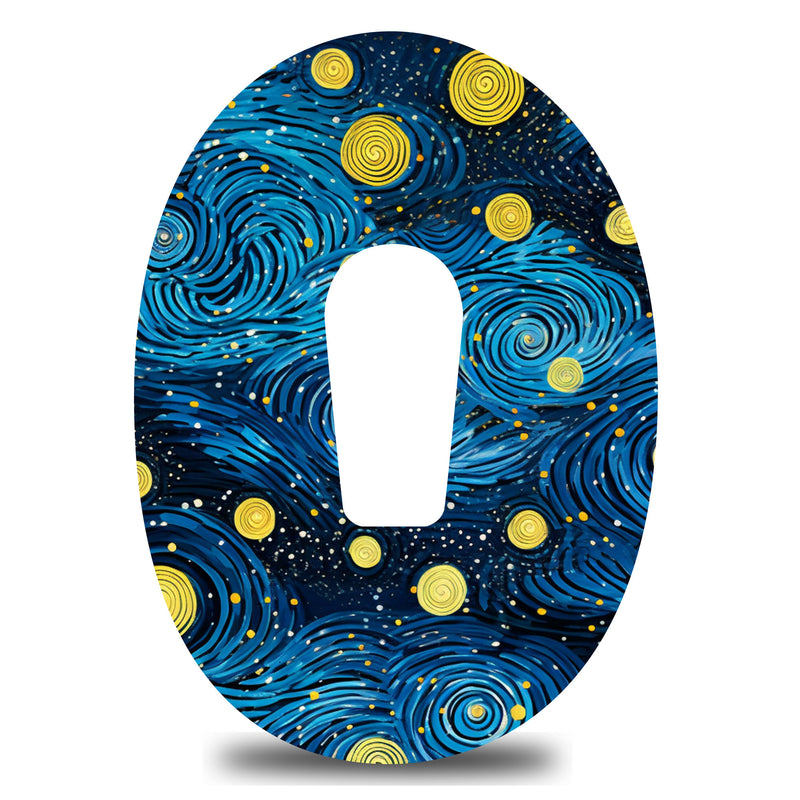 Starry Night Dexcom G6 Tape