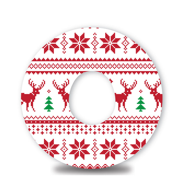 Ugly Christmas Sweater Dexcom G7 Tape - CGM Patch