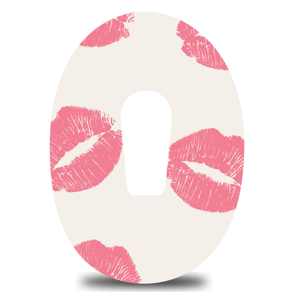 Pink Kisses Dexcom G6 Tape