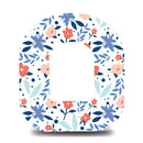Bright Pansies Omnipod Tape