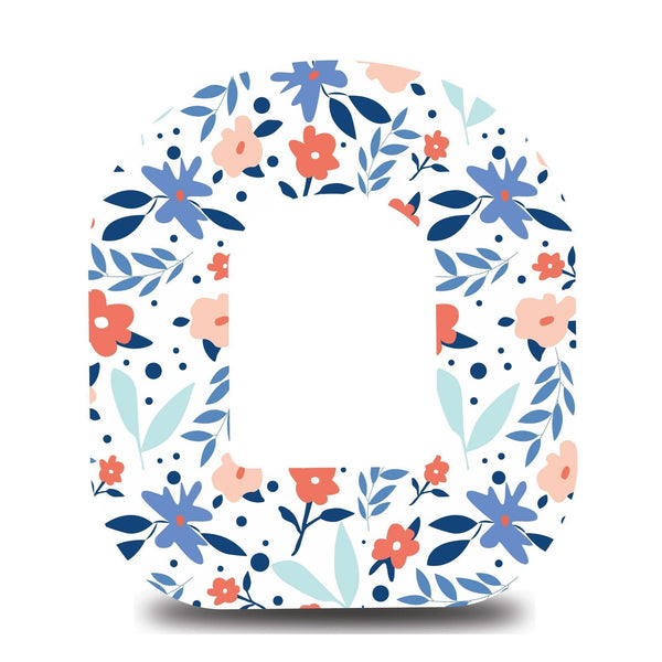 Bright Pansies Omnipod Tape