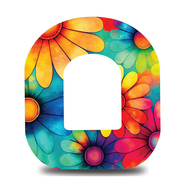 Hippy Daisies Omnipod Tape