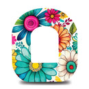 Hippy Daisies Omnipod Tape