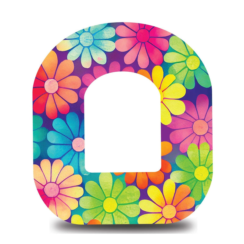 Hippy Daisies Omnipod Tape