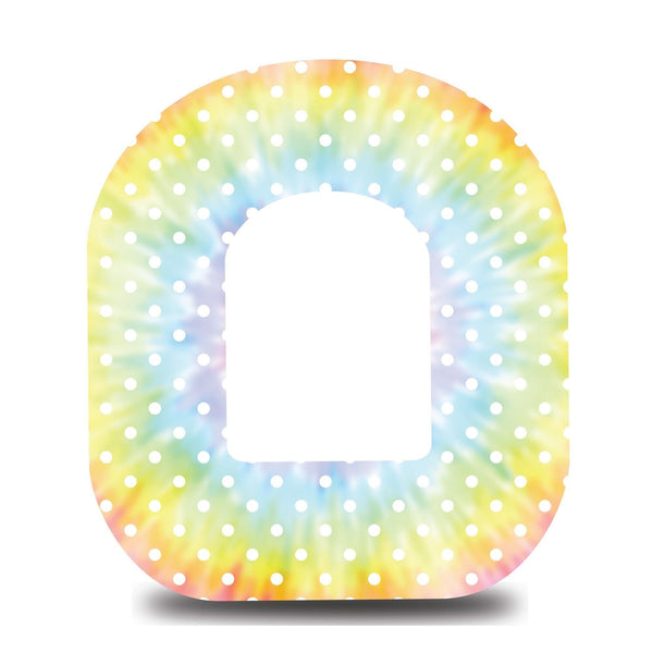 Rainbow Tie Dye Omnipod Tape