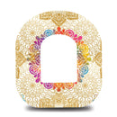 Golden Rainbow Mandala Omnipod Tape