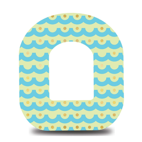 Scalloped Omnipod Tape