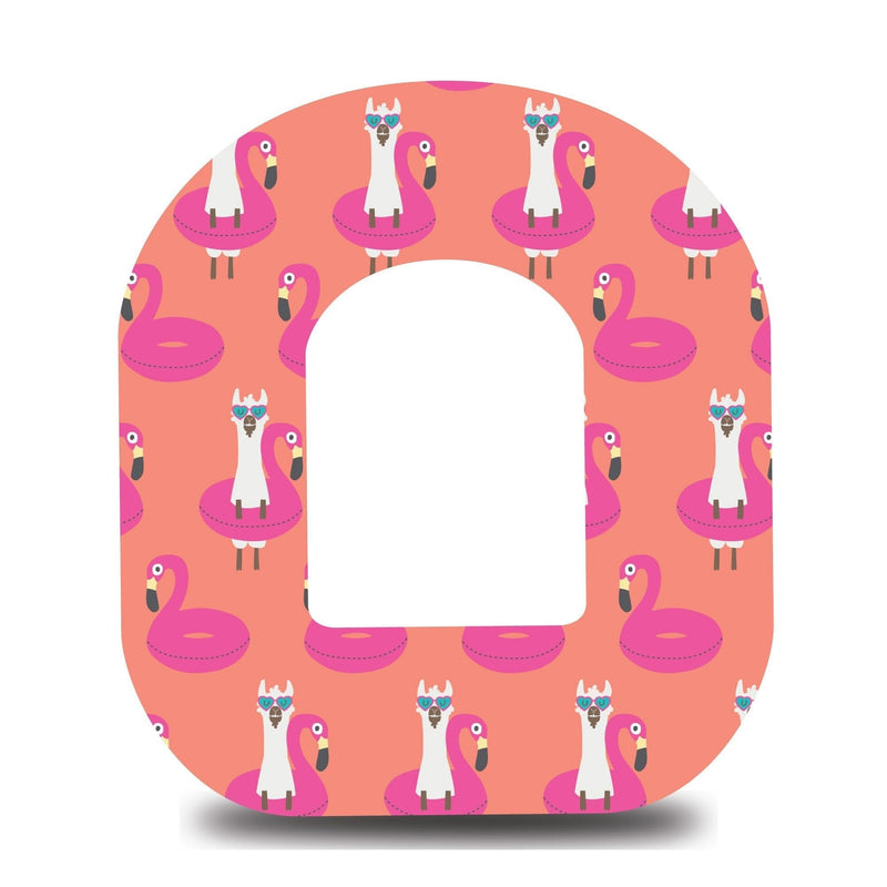 Llamas and Flamingos Omnipod Tape