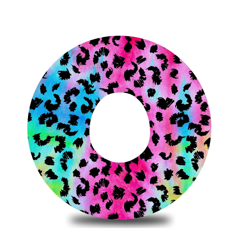 Leopard Tie Dye Dexcom G7 Tape