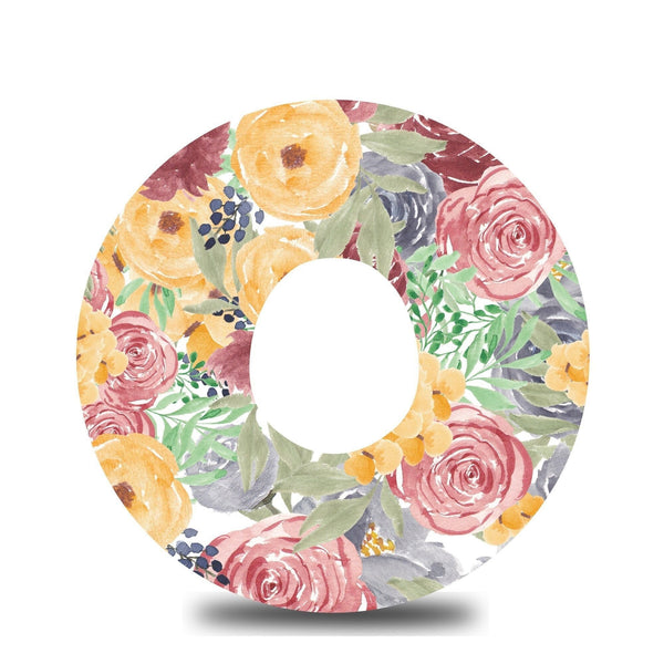 Watercolor Blooms Dexcom G7 Tape