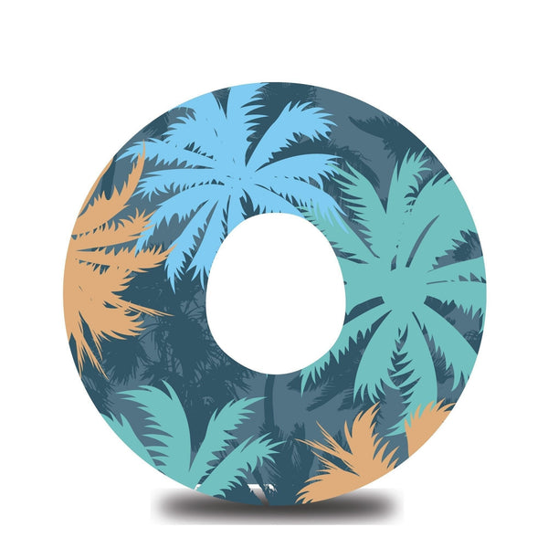 Aloha Tropical Leaves Dexcom G7 Tape