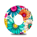 Hippy Daisies Dexcom G7 Tape