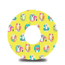 Lemon Poolside Llamas Dexcom G7 Tape