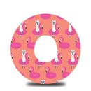 Llamas and Flamingos Dexcom G7 Tape