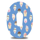 Blue Ice Cream Dexcom G6 Tape