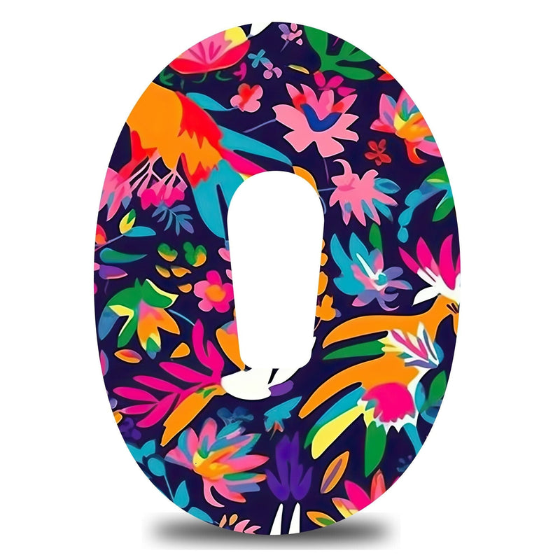 Colorful Mexican Otomi Dexcom G6 Tape