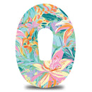 Pastel Tropical Blooms Dexcom G6 Tape