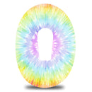 Rainbow Tie Dye Dexcom G6 Tape
