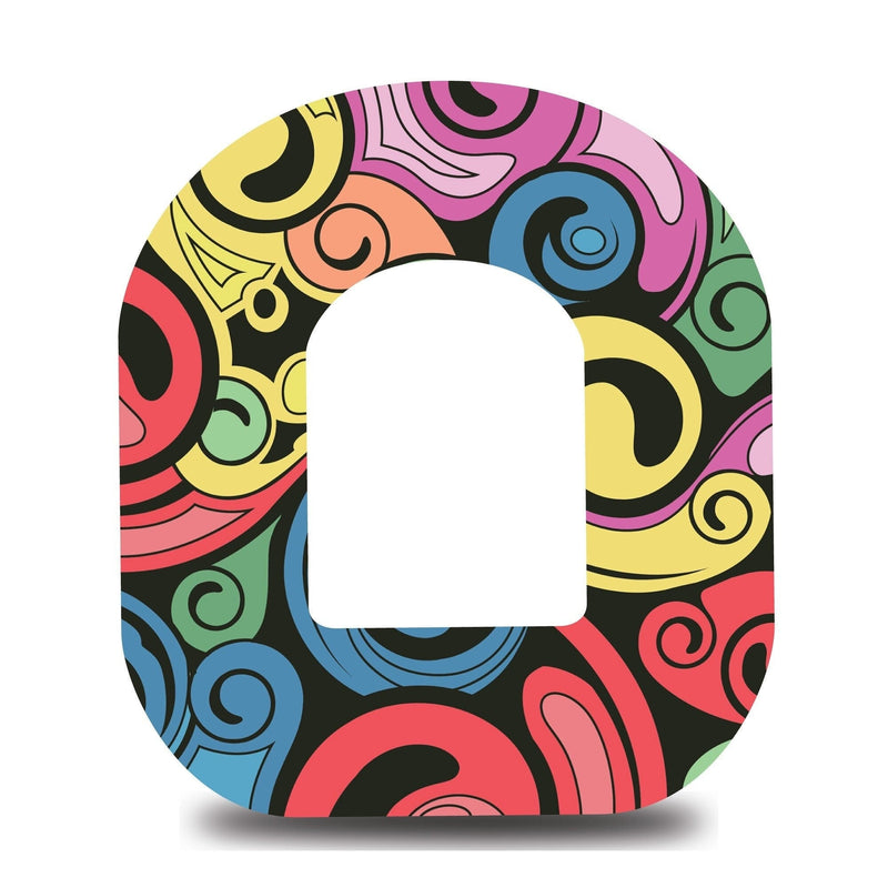 Swirls Omnipod Tape