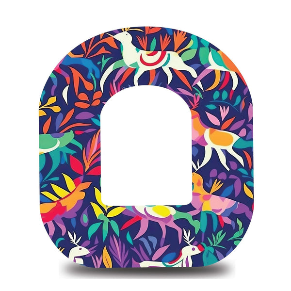 Vibrant Mexican Otomi Omnipod Tape