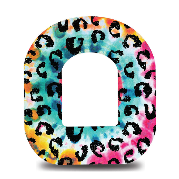 Leopard Tie Dye Swirl Omnipod Tape