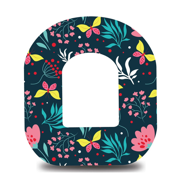 Butterflies and Blooms Omnipod Tape