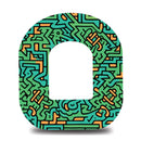Green Doodles Omnipod Tape