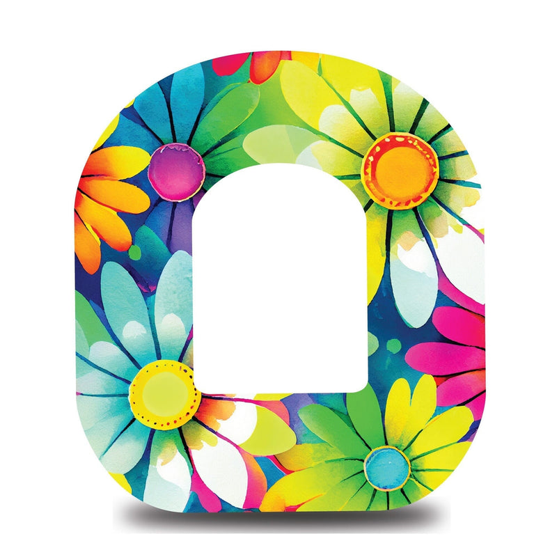 Hippy Daisies Omnipod Tape