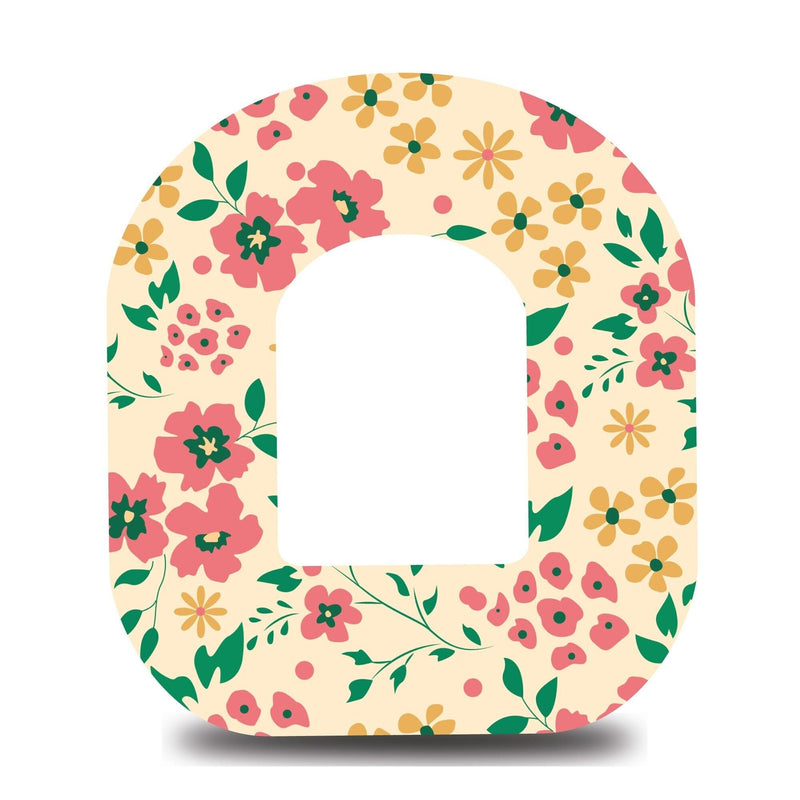 Pastel Blooms Omnipod Tape