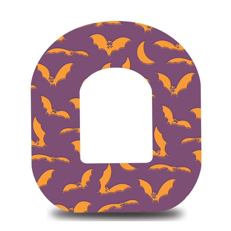 Orange Bats Omnipod Tape