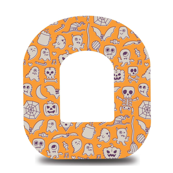 Orange You Glad It's Halloween Omnipod Tape