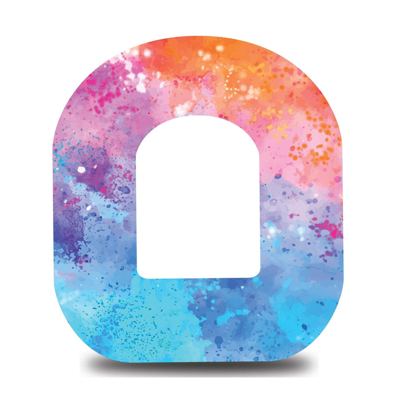 Ombre Splatter Omnipod Tape