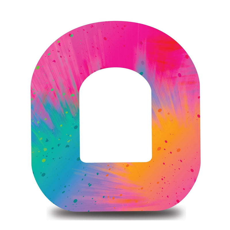 Rainbow Burst Omnipod Tape