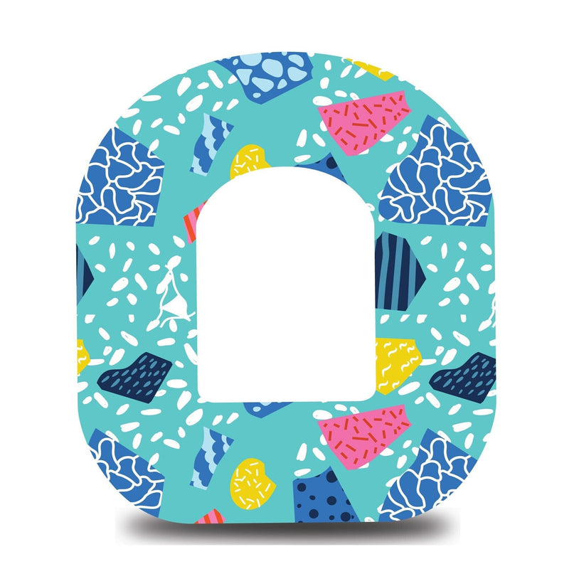 Funfetti Geo Summer Vibes Omnipod Tape