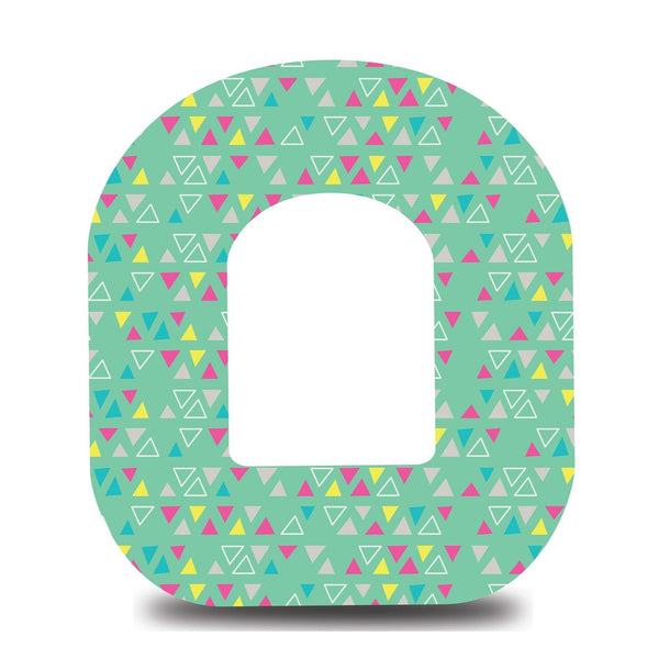 Geometric Summer Omnipod Tape