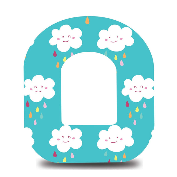 Happy Clouds Omnipod Tape