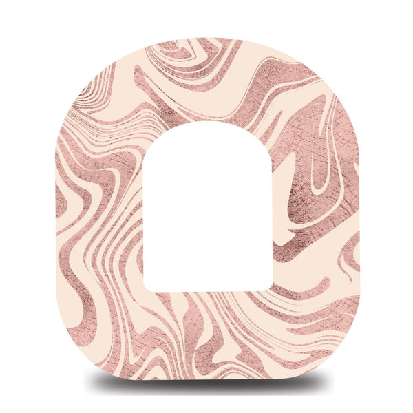 Copper Marble Swirl Omnipod Tape