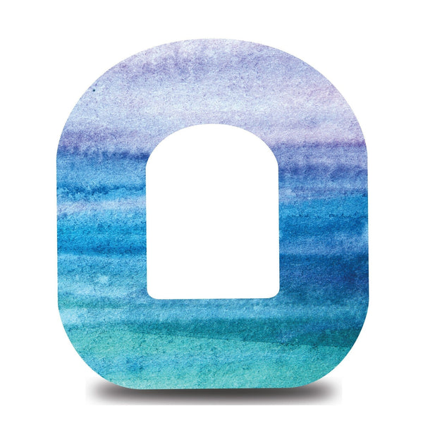 Underwater Ombre Omnipod Tape