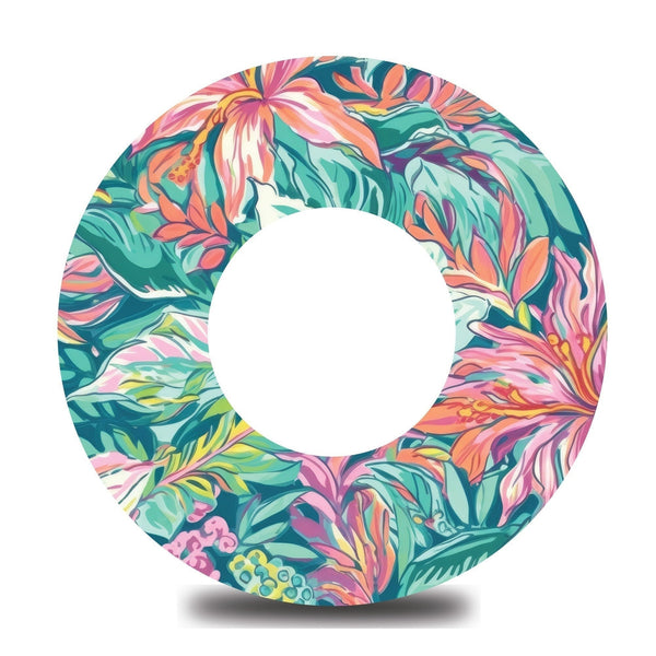 Pastel Tropical Leaves Libre 3 Tape