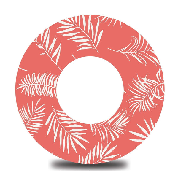 Coral Palm Leaves Libre 2 Tape