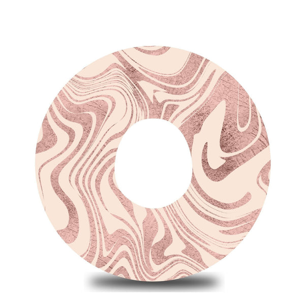 Copper Marble Swirl Dexcom G7 Tape