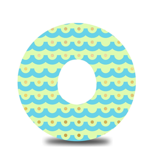 Scalloped Dexcom G7 Tape