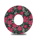 Goodnight Red Blooms Dexcom G7 Tape