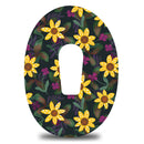 Goodnight Yellow Blooms Dexcom G6 Tape